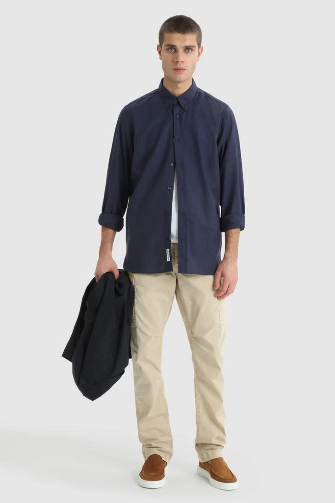 商品Woolrich|Solid Merino Cool Wool Shirt,价格¥1177,第2张图片详细描述