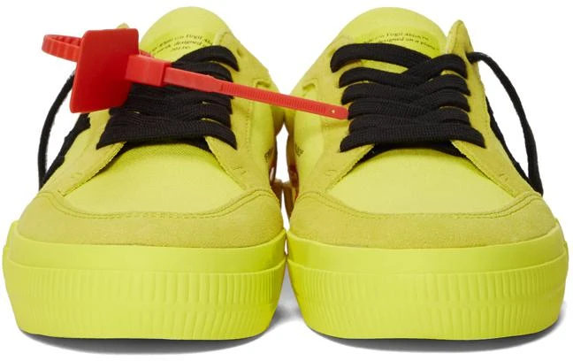 商品Off-White|SSENSE Exclusive Yellow Low Vulcanized 运动鞋,价格¥2709,第2张图片详细描述