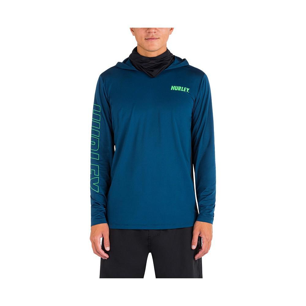 商品Hurley|Men's H2O-Dri Atticus Fastlane UPF Long sleeve Hooded T-shirt,价格¥283,第1张图片