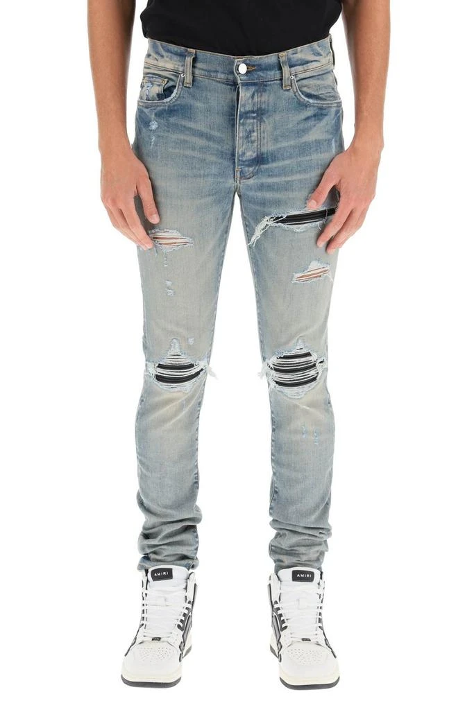 商品AMIRI|Amiri Mx1 Distressed Skinny Jeans,价格¥7612,第2张图片详细描述