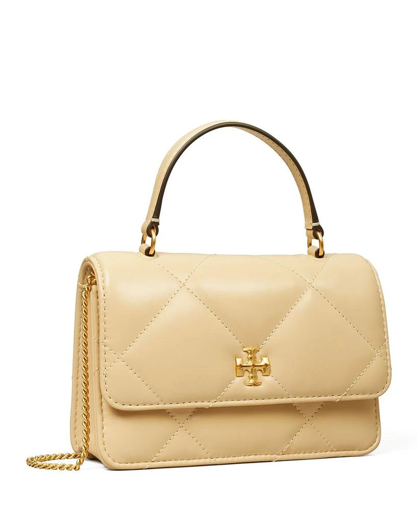 商品Tory Burch|Mini Kira Diamond Quilt Top Handle Chain Wallet,价格¥2856,第5张图片详细描述