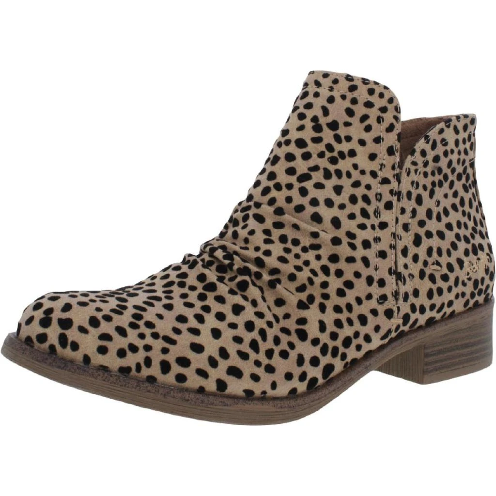 商品Blowfish|Blowfish Womens Venom Leather Block Heel Ankle Boots,价格¥192,第1张图片