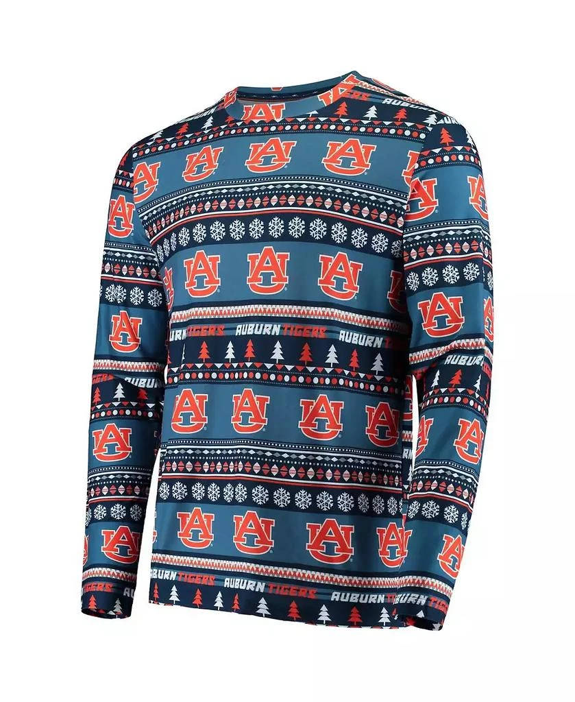 商品Concepts Sport|Men's Navy Auburn Tigers Ugly Sweater Knit Long Sleeve Top and Pant Set,价格¥359,第2张图片详细描述