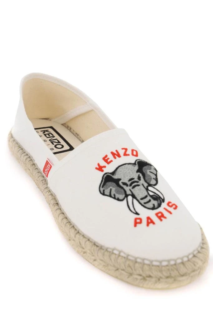 商品Kenzo|Canvas Espadrilles With Logo Embroidery,价格¥1100,第4张图片详细描述