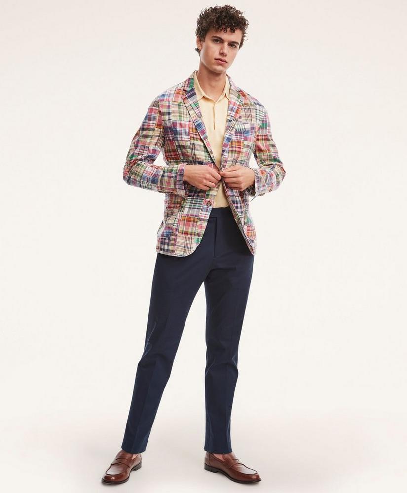 商品Brooks Brothers|Regent Regular-Fit Cotton Patchwork Madras Sport Coat,价格¥1864,第1张图片