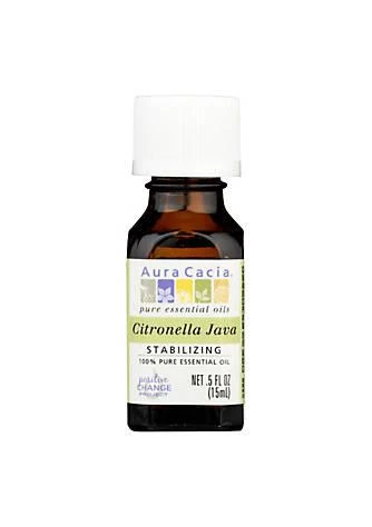 商品Aura Cacia|Cacia Pure Essential Oil Citronella Java   0.5 Fl Oz,价格¥119,第1张图片