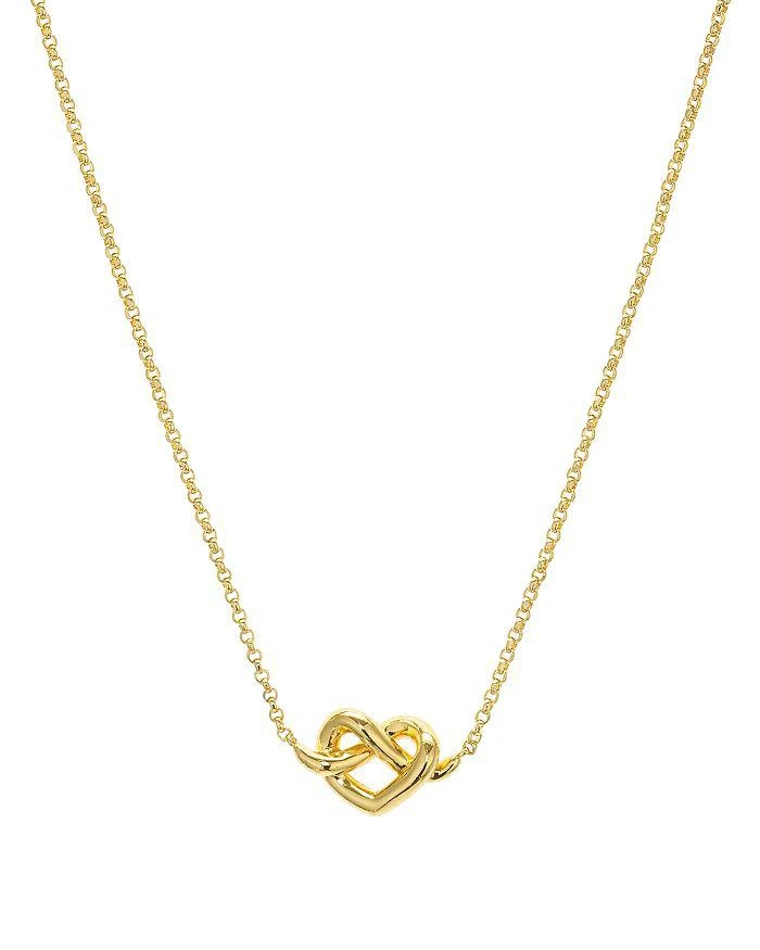 商品Kate Spade|Loves Me Knot Mini Pendant Necklace, 16",价格¥433,第1张图片详细描述