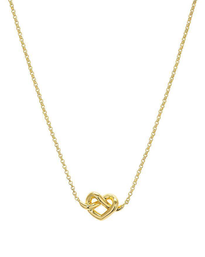 商品Kate Spade|Loves Me Knot Mini Pendant Necklace, 16",价格¥416,第3张图片详细描述