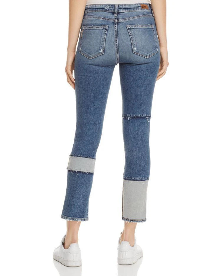 商品Paige|Jacqueline Seamed Straight Crop Jeans in Saratoga - 100% Exclusive,价格¥1510,第2张图片详细描述