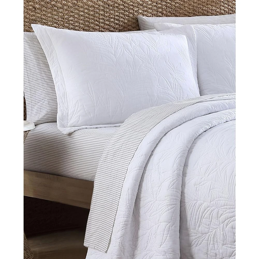 商品Tommy Bahama|Tommy Bahama Solid Costa Sera Cotton Reversible Quilt,价格¥1154,第4张图片详细描述