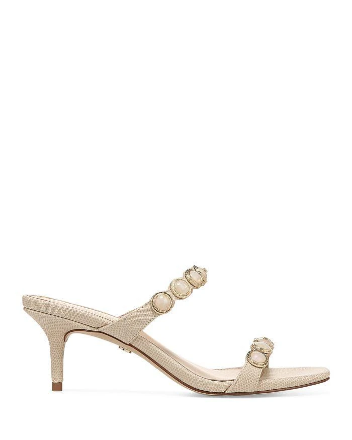 商品Sam Edelman|Women's Palma Square Toe Embellished Strap Mid Heel Sandals,价格¥334,第2张图片详细描述