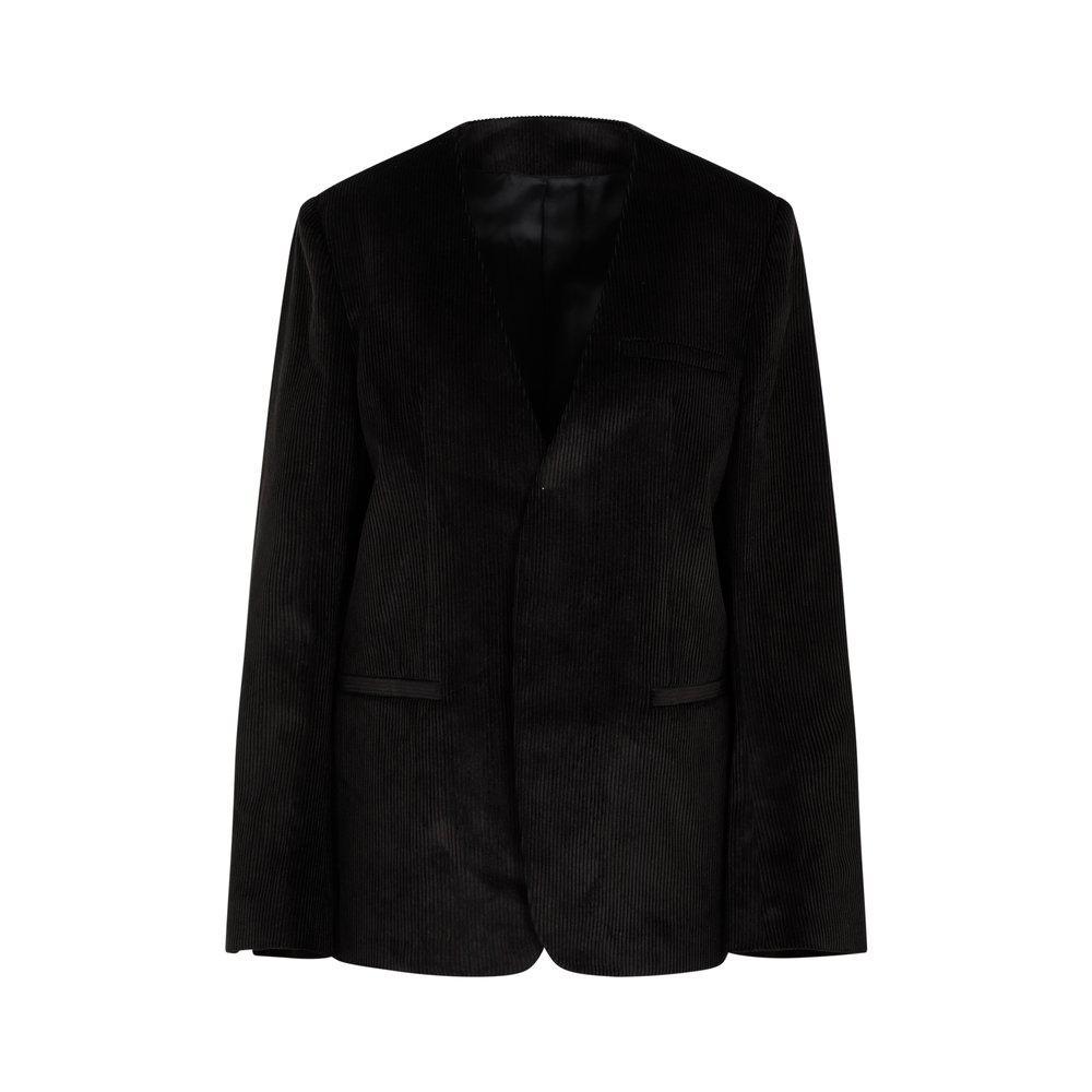 商品Totême|Totême Collarless Corduroy Suit Blazer,价格¥3512,第1张图片