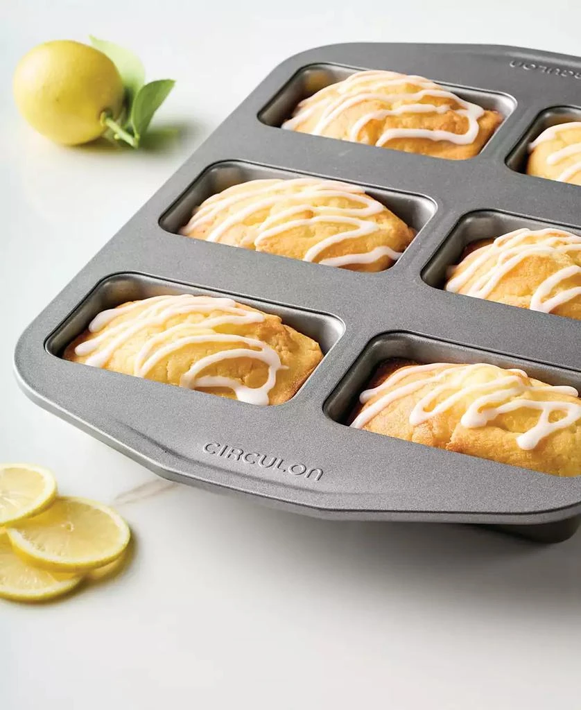 商品Circulon|Nonstick 6-Cup Mini Loaf Pan,价格¥216,第5张图片详细描述
