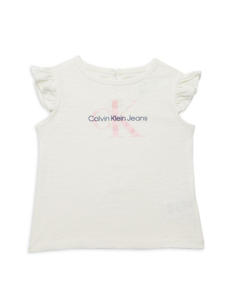 商品Calvin Klein|Baby Girl's 3-Piece T-Shirt, Dress & Bloomers Set,价格¥200,第5张图片详细描述