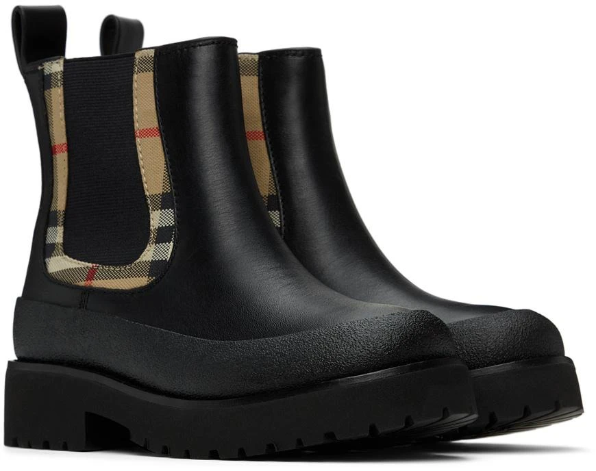 商品Burberry|Kids Black Rosie Chelsea Boots,价格¥1416,第4张图片详细描述