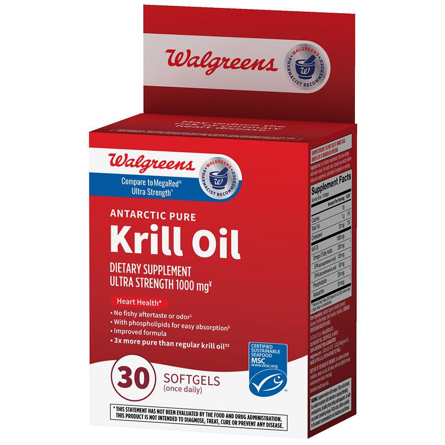 Walgreens | Krill Oil Ultra Strength 1000 mg 199.84元 商品图片