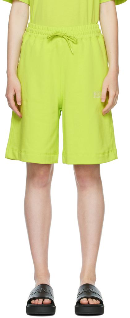 Green Cotton Shorts商品第1张图片规格展示