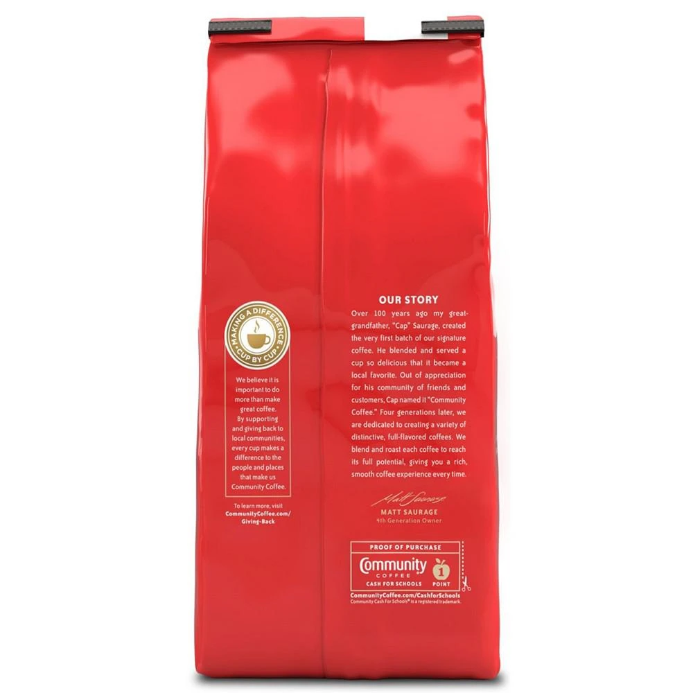 商品Community Coffee|Signature Blend Dark Roast Premium Ground Coffee, 12 Oz - 6 Pack,价格¥463,第5张图片详细描述