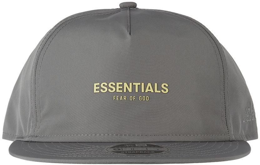 商品Essentials|Kids Grey New Era Edition Strapback Cap,价格¥461,第1张图片