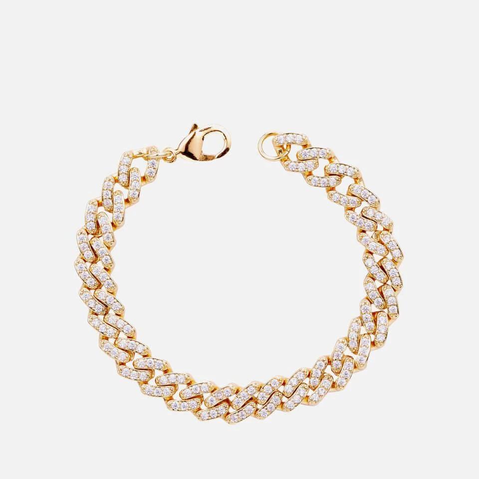 商品Crystal Haze|Crystal Haze Women's Mexican Chain Bracelet - Gold,价格¥885,第1张图片