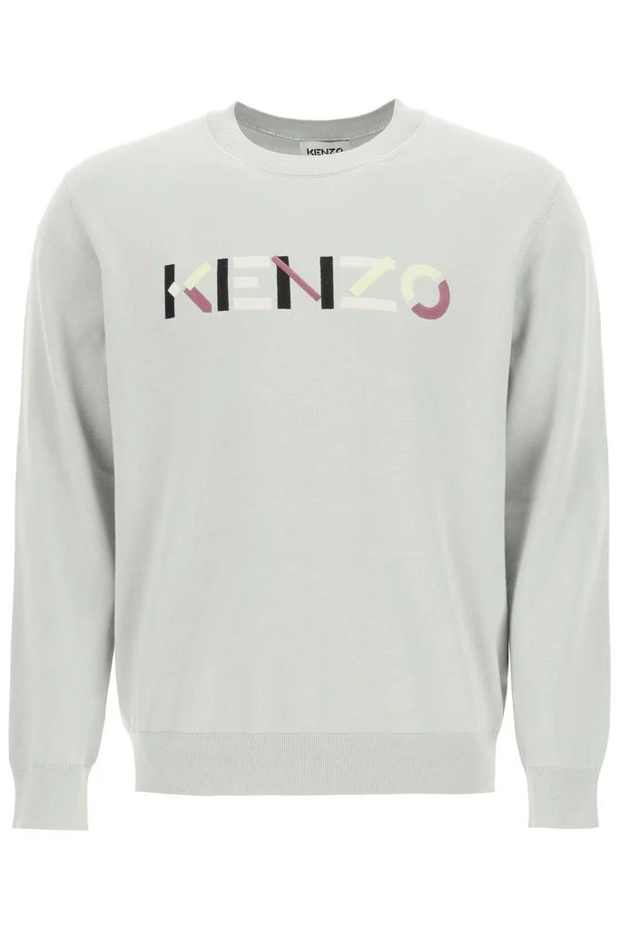 商品Kenzo|Kenzo Logo Embroidered Sweatshirt,价格¥932,第1张图片