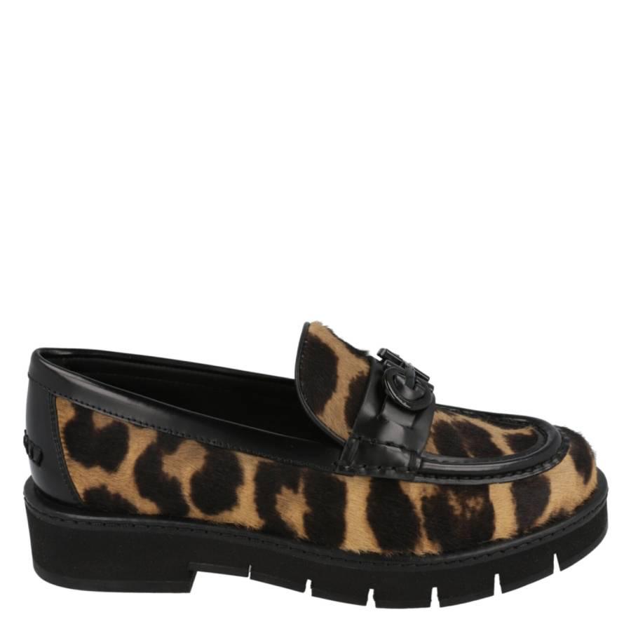 Mocasines Ferragamo Ofelia con estampado de leopardo image 2