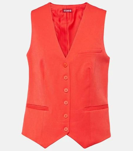 商品Staud|Brett single-breasted vest,价格¥1789,第1张图片