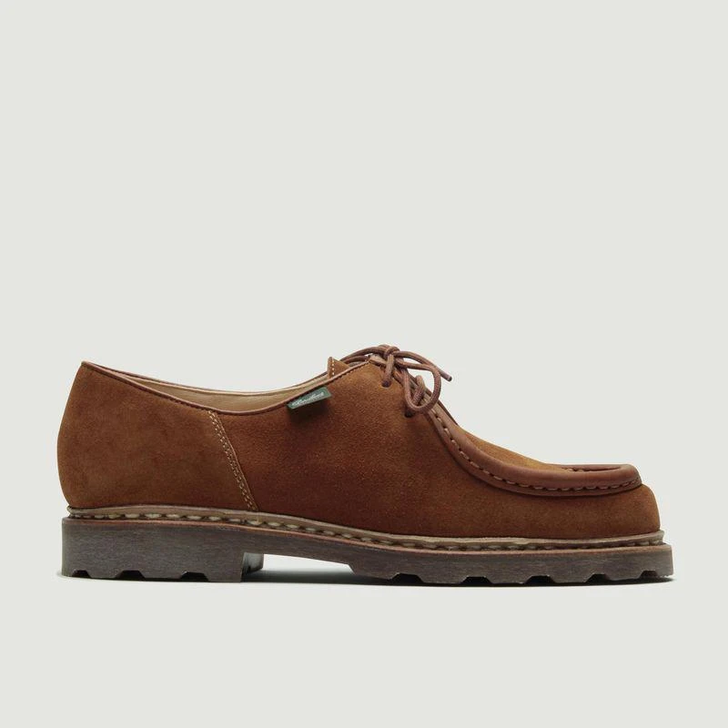 商品Paraboot|Michael Sweden Derbies velours whisky PARABOOT,价格¥1927,第1张图片