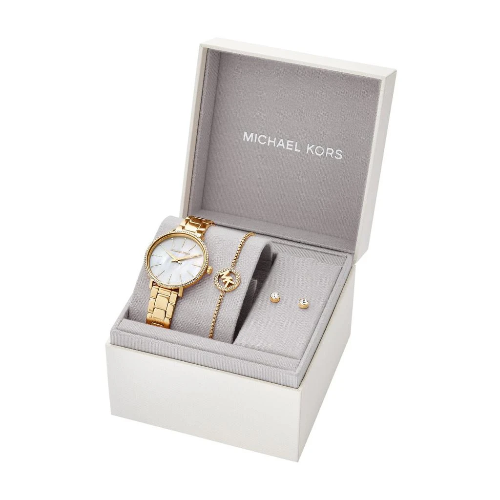 商品Michael Kors|MK1065SET - Mini Pyper 3-Hand Watch,价格¥1460,第4张图片详细描述