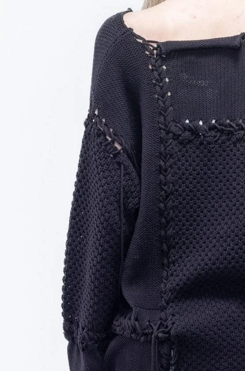 商品Adidas|Y'S YOHJI YAMAMOTO Lace Up Pullover,价格¥4693,第4张图片详细描述