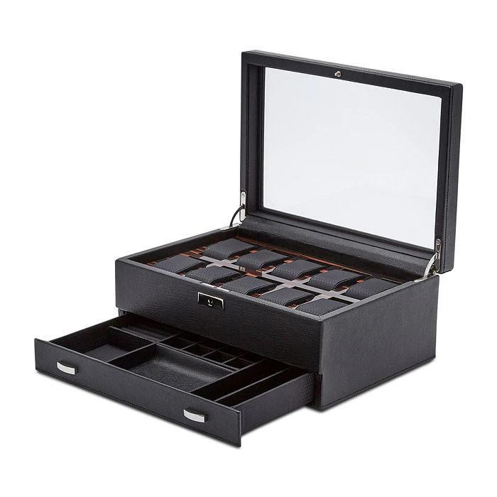 商品Wolf|1834 Roadster Ten Slot Watch Box with Drawer,价格¥3935,第5张图片详细描述