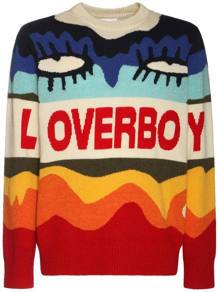 商品Charles Jeffrey Loverboy|Graphic Print Wool Blend Sweater,价格¥3755,第1张图片