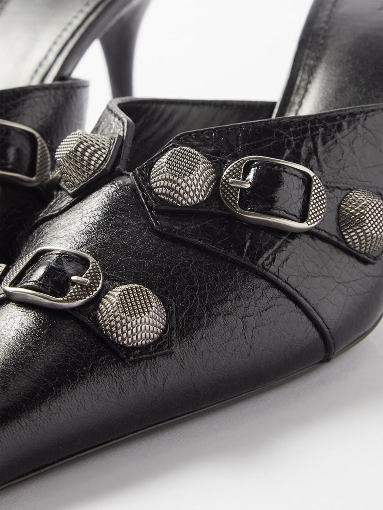 Cagole 70 studded leather mules商品第6张图片规格展示