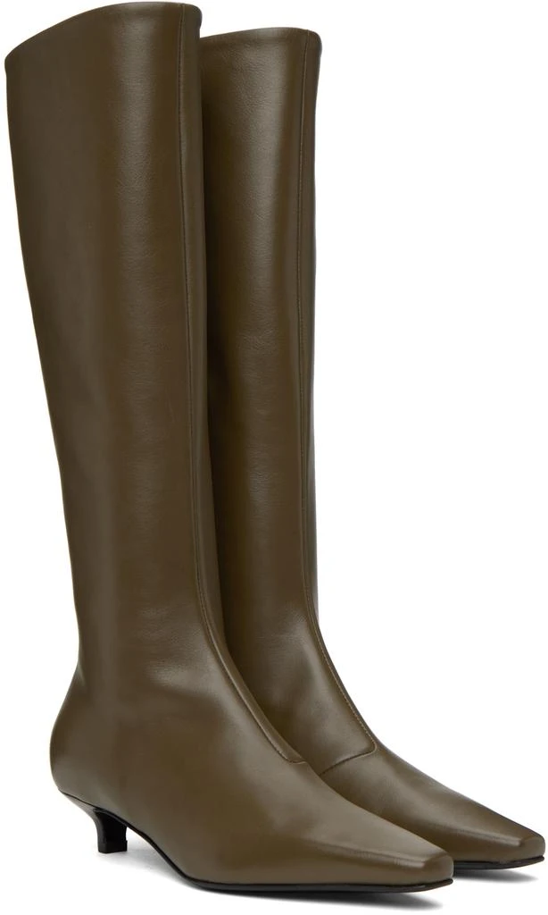 商品Totême|Brown 'The Slim' Boots,价格¥6858,第4张图片详细描述