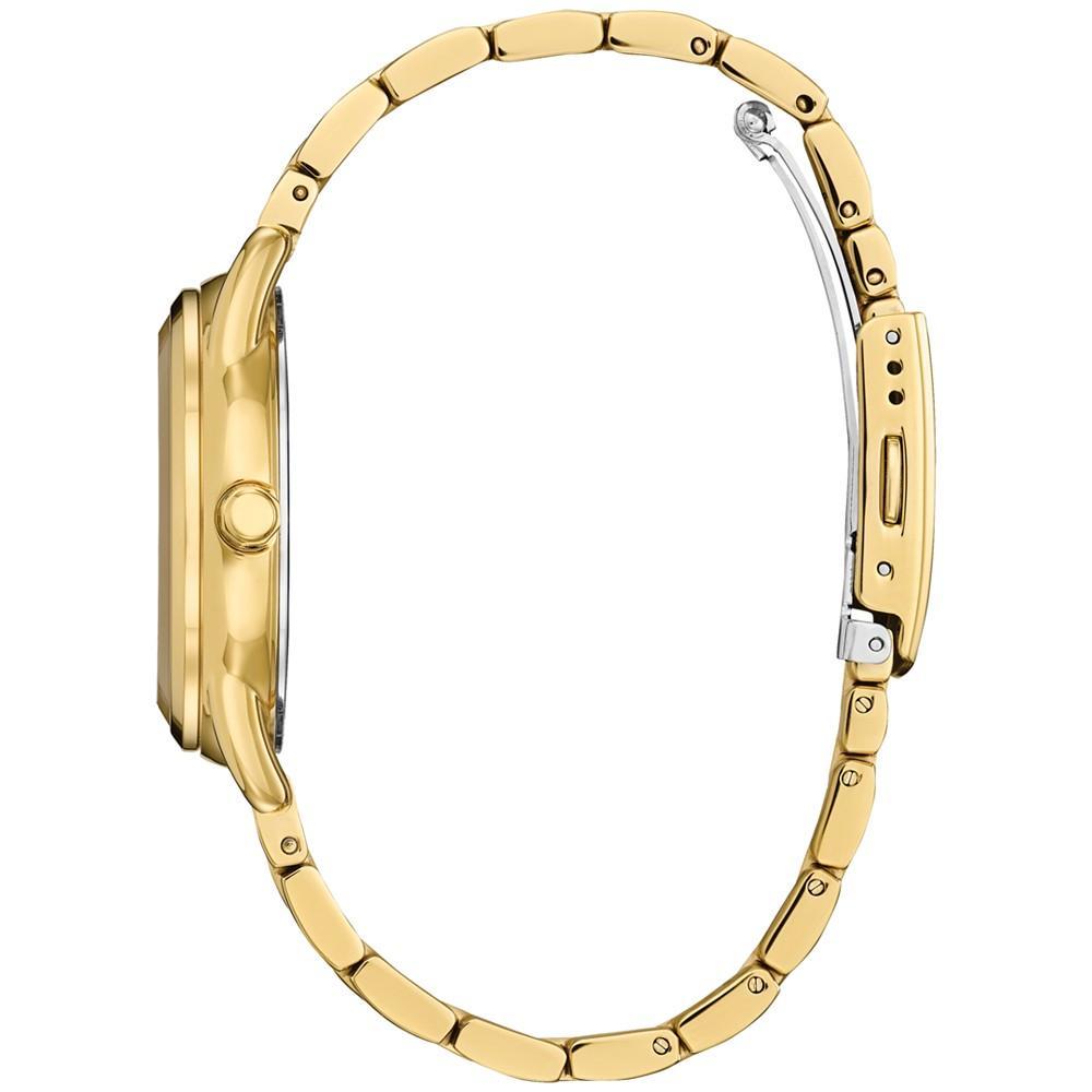 商品Citizen|Eco-Drive Women's Dress Classic Gold-Tone Stainless Steel Bracelet Watch 36mm,价格¥1297,第4张图片详细描述