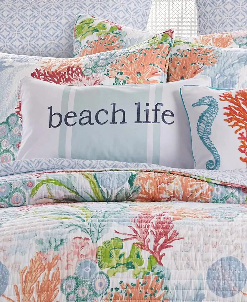 商品Levtex|Sunset Bay Embroidered Decorative Pillow, 24" x 12",价格¥209,第2张图片详细描述