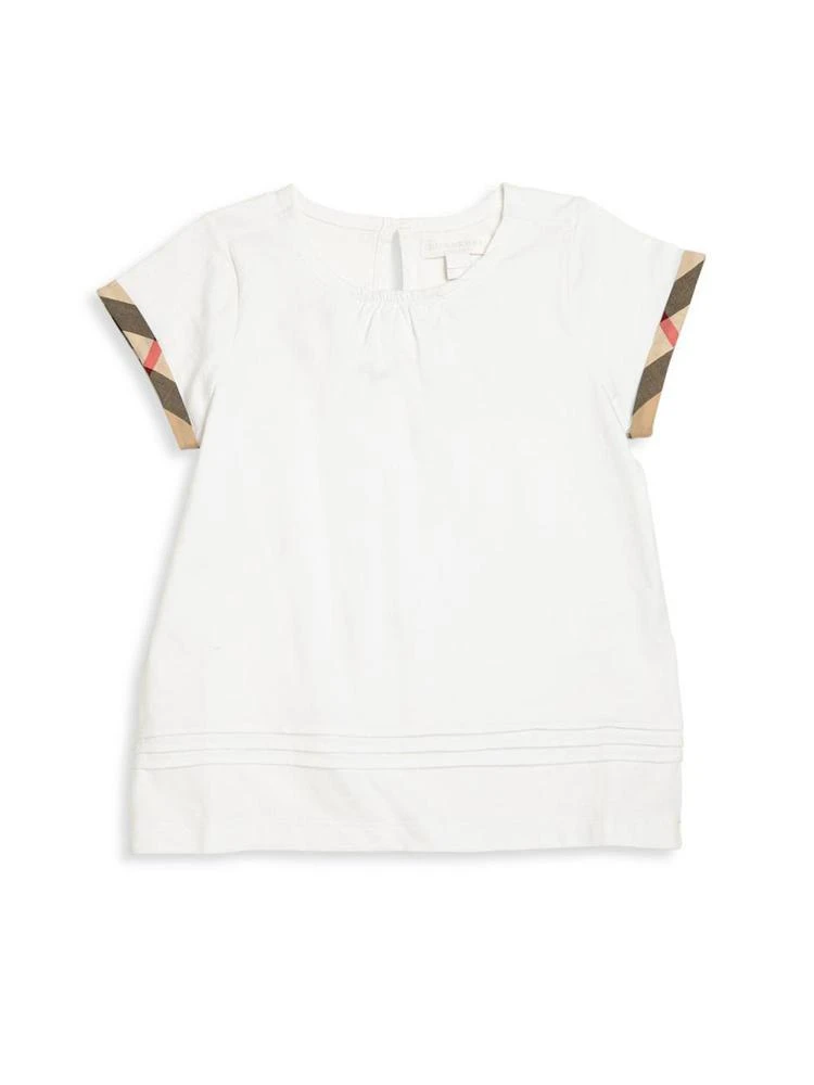 商品Burberry|Burberry - Little Girl's & Girl's Gisselle Check Tee,价格¥442,第1张图片