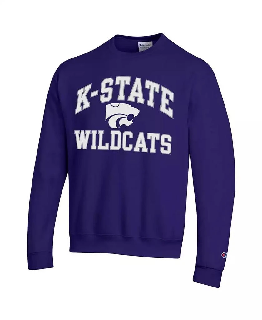 商品CHAMPION|Men's Purple Kansas State Wildcats High Motor Pullover Sweatshirt,价格¥307,第2张图片详细描述