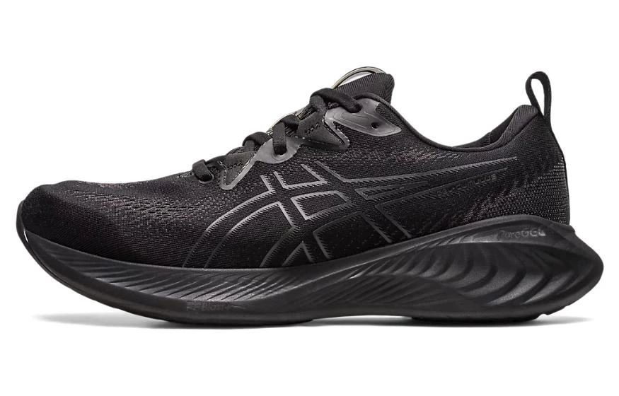 商品[国内直发] Asics|Gel-Cumulus 25 反光 织物透气 低帮跑步鞋 男款 黑色,价格¥859,第1张图片