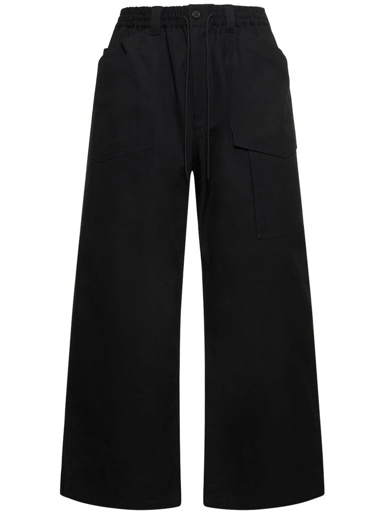 商品Y-3|Wide Cotton Workwear Pants,价格¥1253,第1张图片