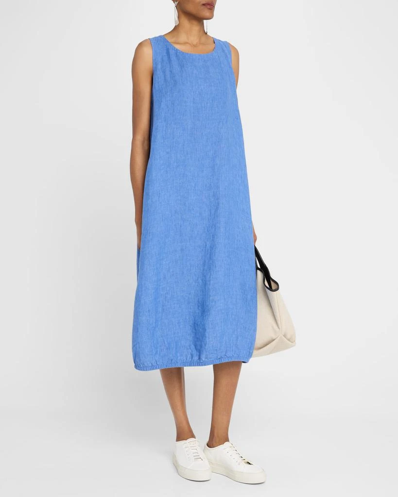 商品Eileen Fisher|Sleeveless Organic Linen Midi Dress,价格¥2201,第2张图片详细描述