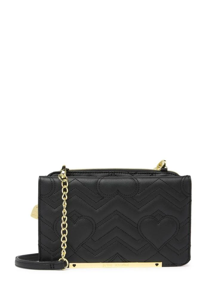 商品Betsey Johnson|Quilted Crossbody Bow Clutch,价格¥225,第1张图片详细描述