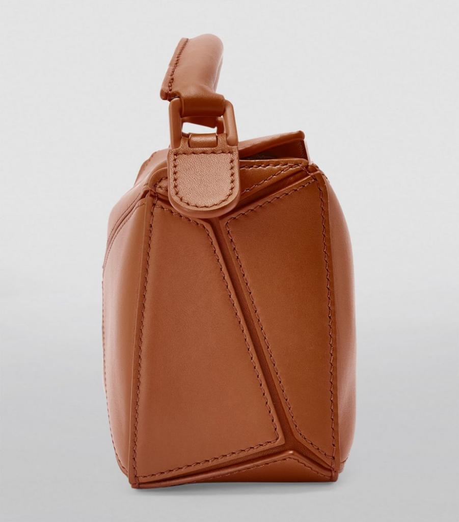 Mini Leather Puzzle Top-Handle Bag商品第2张图片规格展示