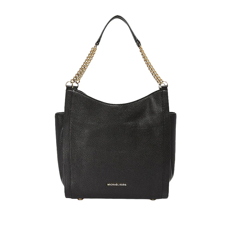 商品[国内直发] Michael Kors|Michael Kors 迈克高仕 黑色皮质女士手提包 30T7GNOE2T-BLACK,价格¥1060,第1张图片