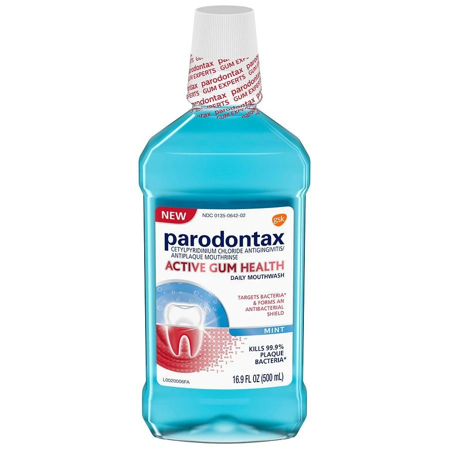 商品PARODONTAX|Mouthwash Active Gum Health Fresh Mint,价格¥59,第1张图片