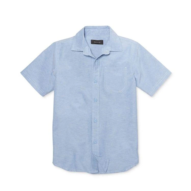 商品Ring of Fire|Jayden Chambray Shirt, Big Boys (8-20), Created for Macy's,价格¥51,第2张图片详细描述