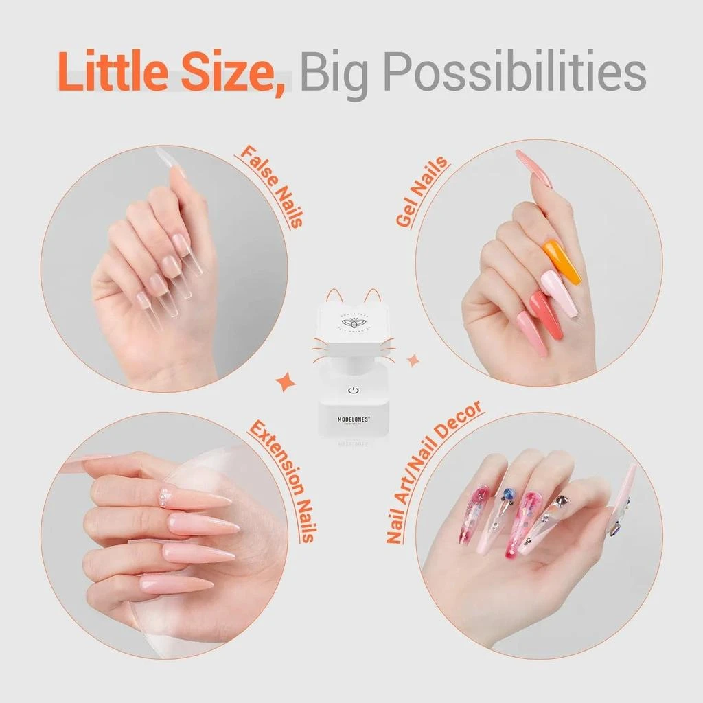 8W Mini Finger UV Nail Meow Lamp 商品