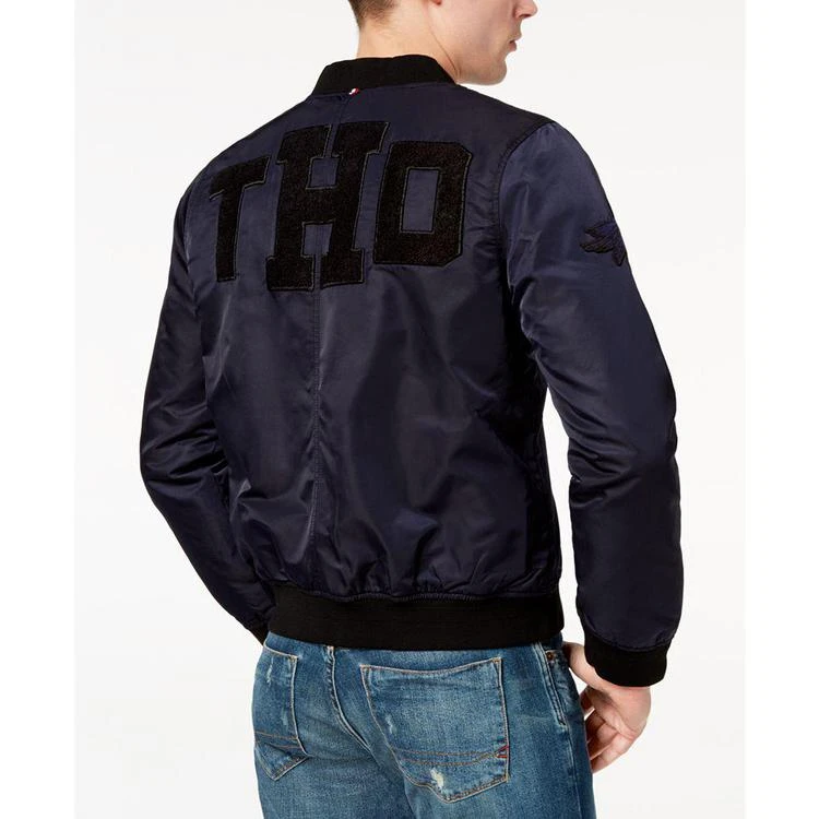 商品Tommy Hilfiger|Denim Men's Miller Appliqué Bomber Jacket,价格¥500,第2张图片详细描述
