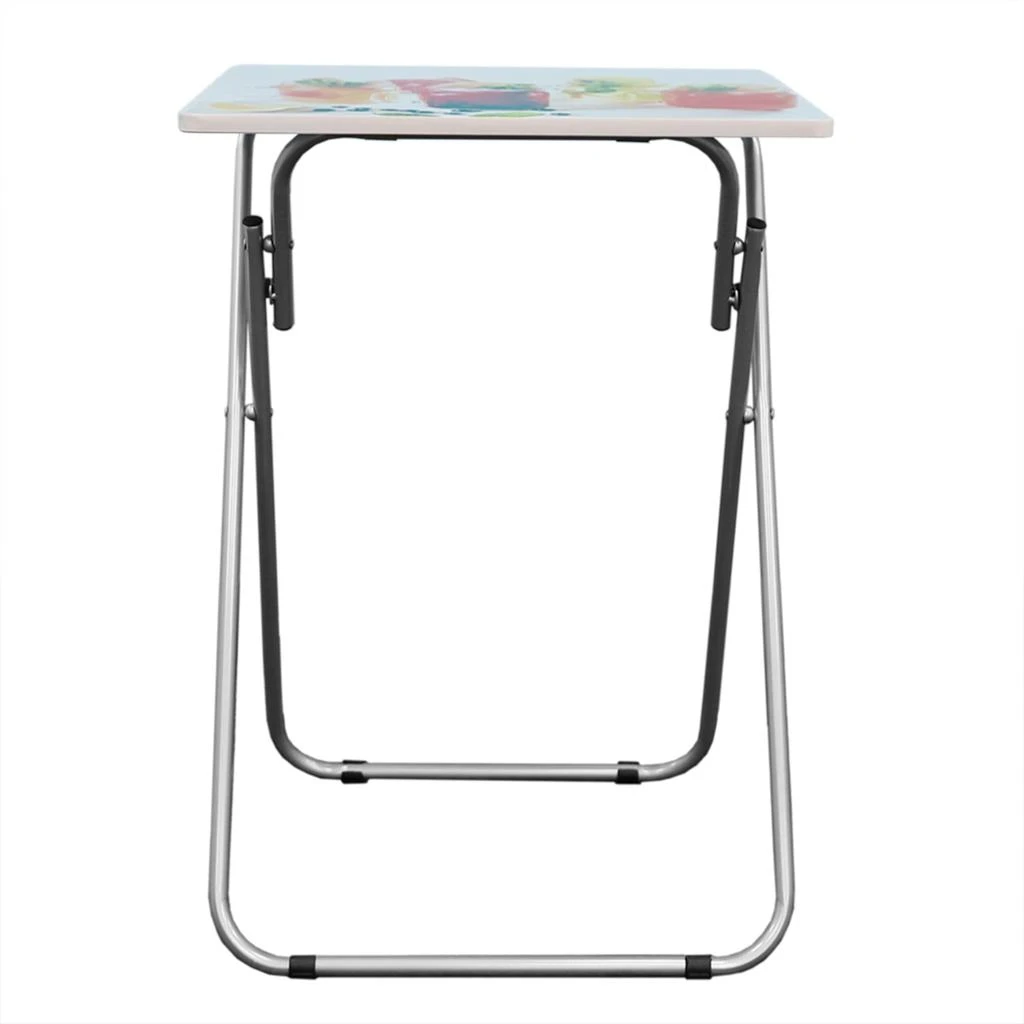 Home Basics Cocktails Multi-Purpose Foldable TV Tray Table, White 商品