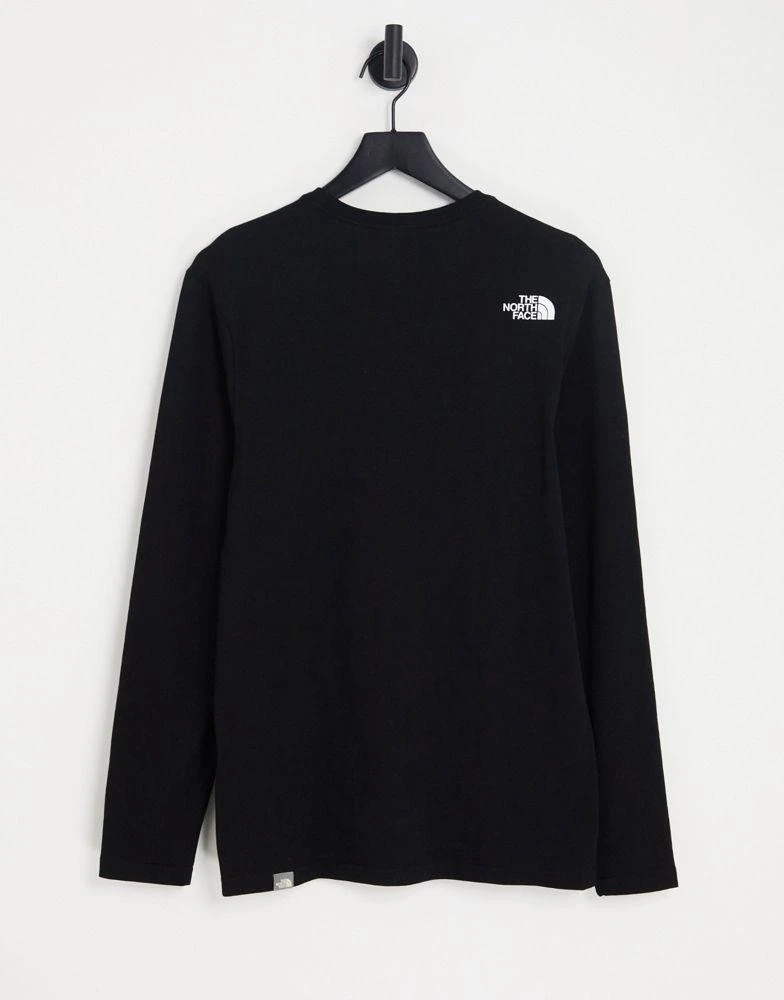 商品The North Face|The North Face Center Dome long sleeve t-shirt in black Exclusive at ASOS,价格¥195,第2张图片详细描述